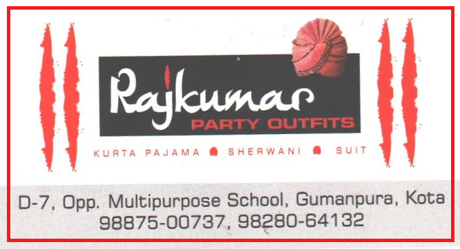 RAJKUMAR PARTY OUTFITS